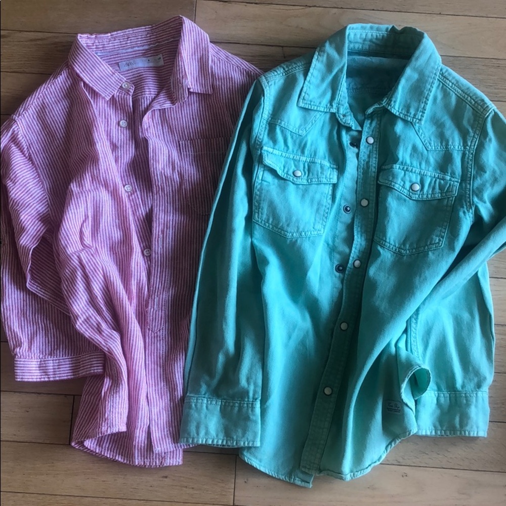Zara shirts x 2